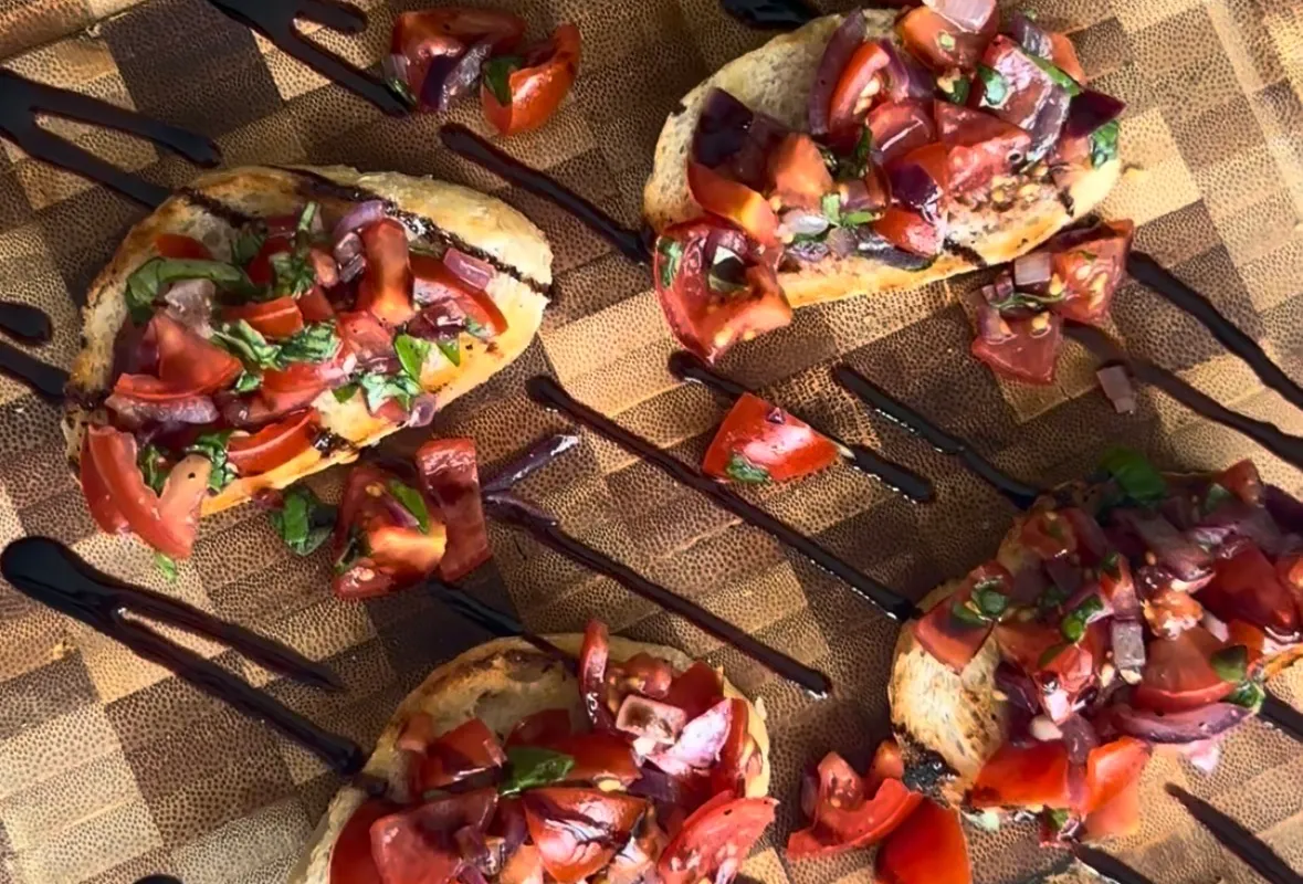 Tomaten Bruschetta, Tomaten Bruschetta met Balsamico